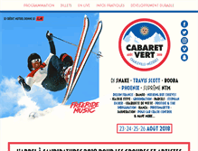 Tablet Screenshot of cabaretvert.com